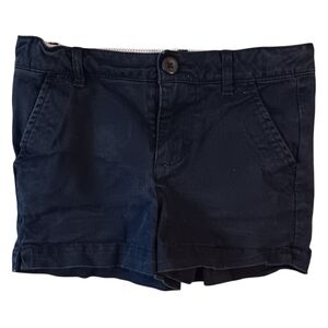 Crown & Ivy Navy Child's Cargo Shorts (8 Regular 12 in. Waist 9 in. Length